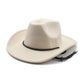 Chapeau cowboy en cuir avec reflet de lumière