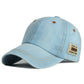 Casquette denim avec boucle de réglage en métal
