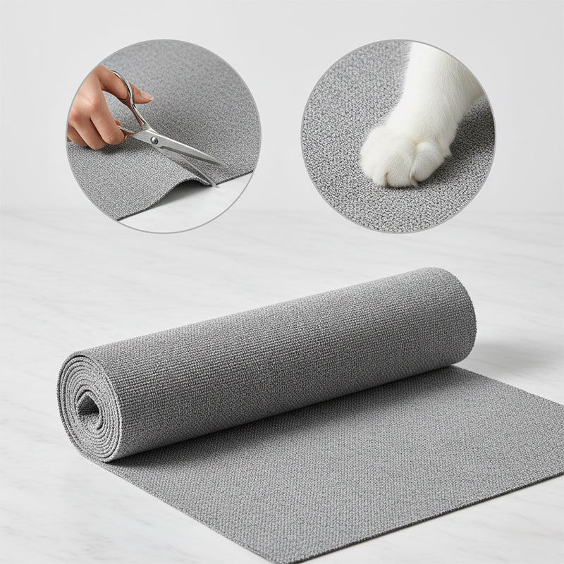 Nettoyage facile du tapis anti-griffes avec un chiffon humide