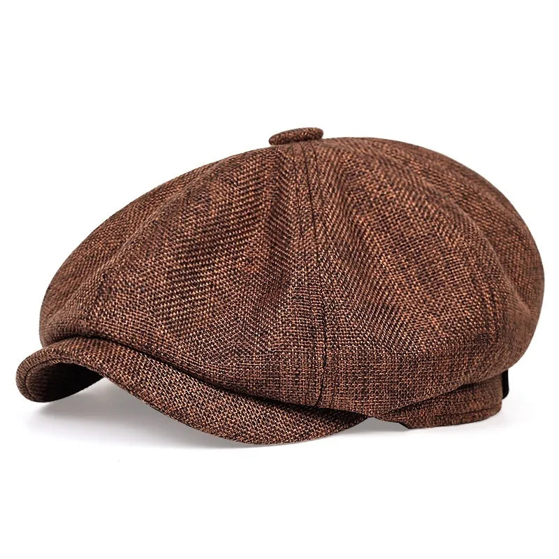 Casquette élégante avec visière courte et ajustement parfait
