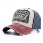 Casquette vue de profil montrant le design vieilli
