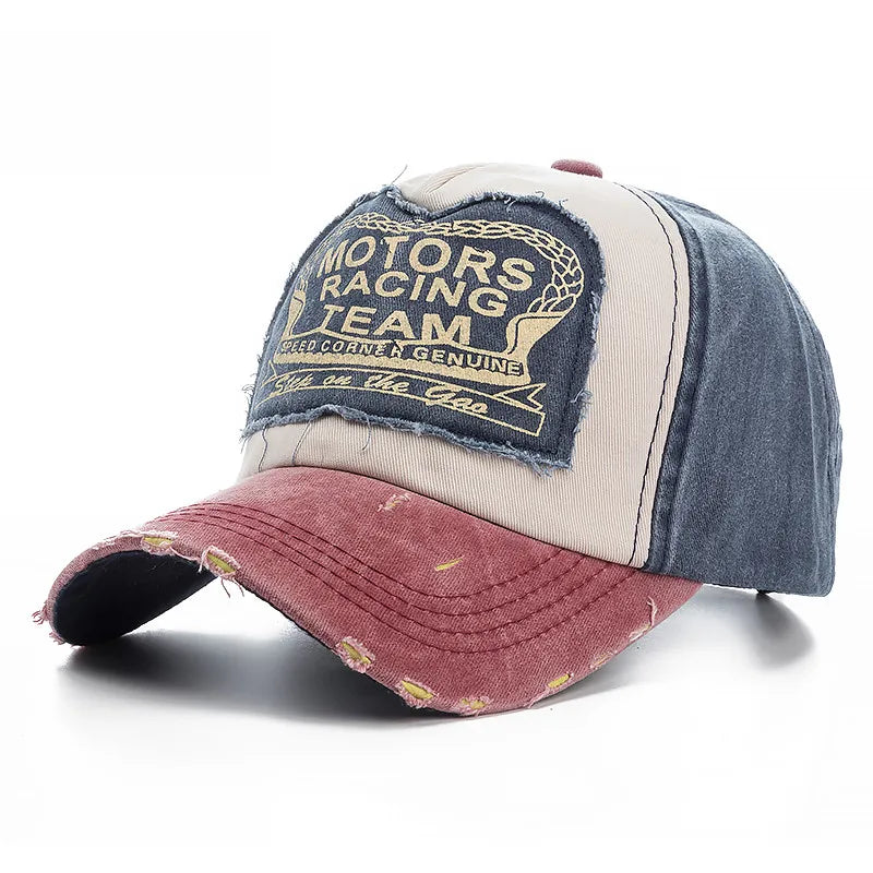Casquette de course avec visière incurvée