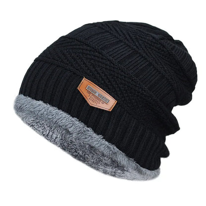 Bonnet en tricot épais, idéal pour temps froid