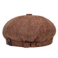 Casquette rétro avec motif discret et visière arrondie