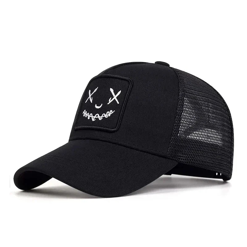 Casquette décontractée avec détails de couture visibles