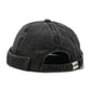 Bonnet Docker vert olive avec couture visible