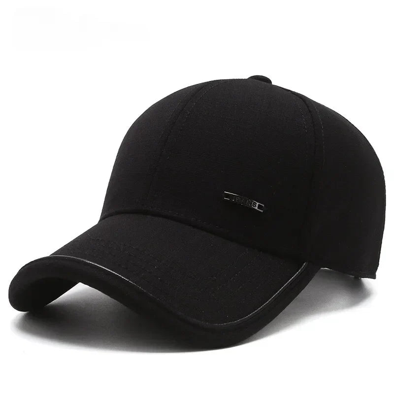 Casquette en lin vue de dessus, montrant la couronne