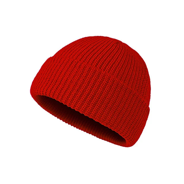 Homme portant un bonnet docker en laine, style urbain
