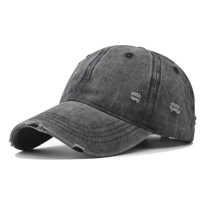 Casquette ajustable avec design usé et moderne