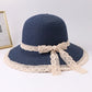 Chapeau de paille avec large bord pour protection solaire