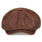 Vue latérale d'une casquette Gavroche ajustable en coton