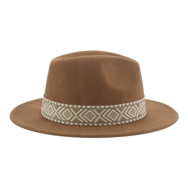 Gros plan sur la texture en coton d'un fedora