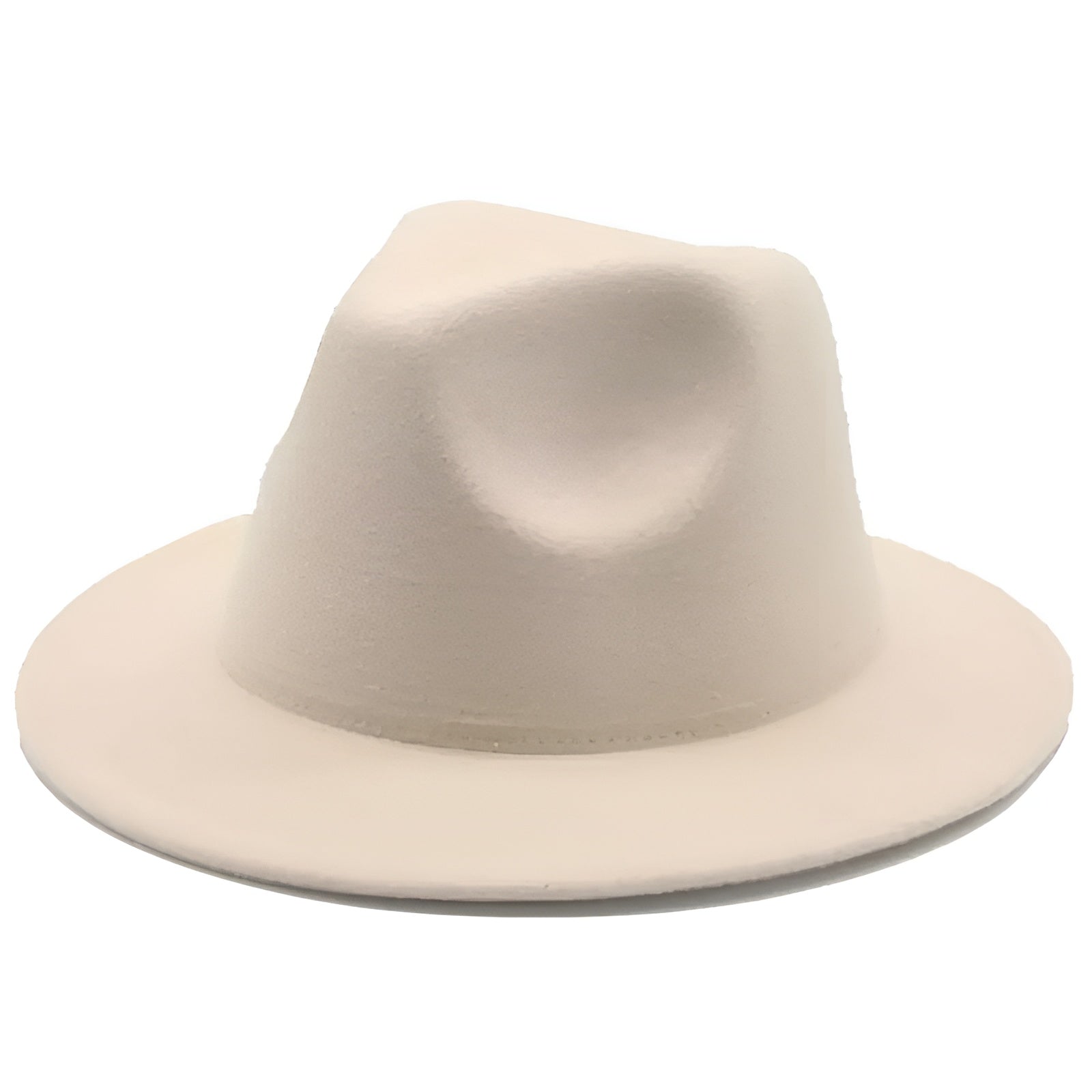 Détail du tissu en coton d'un chapeau Fedora