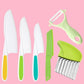 Ensemble complet d'ustensiles Montessori pour apprentissage culinaire
