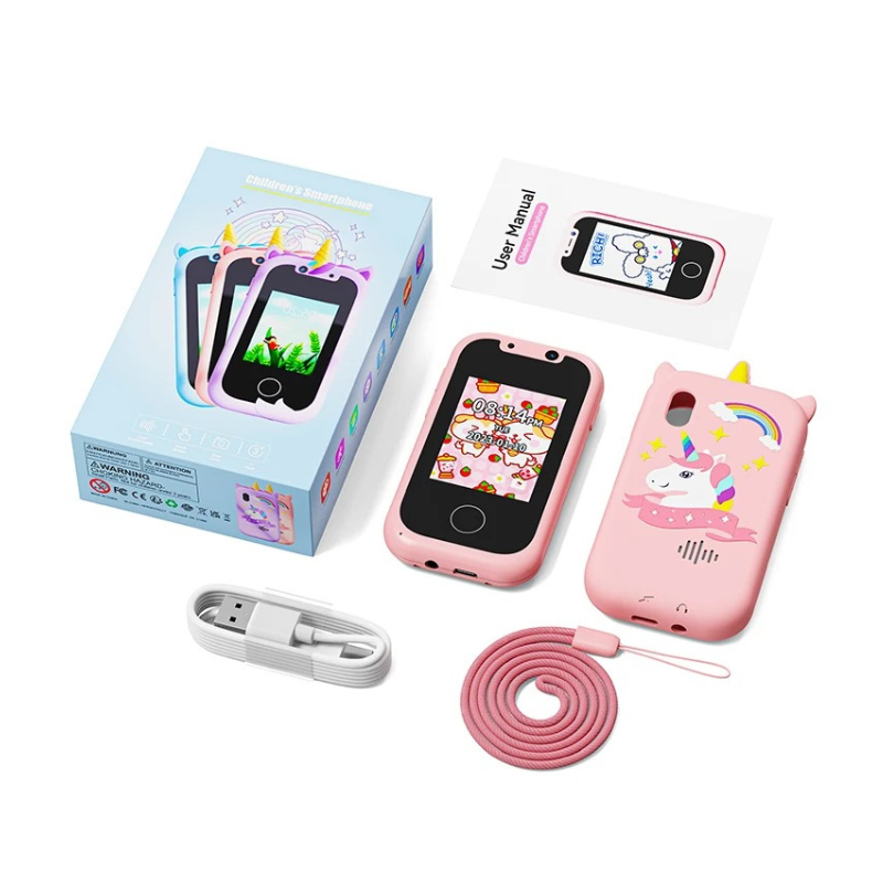 Ensemble de téléphones interactifs pour enfants avec accessoires colorés