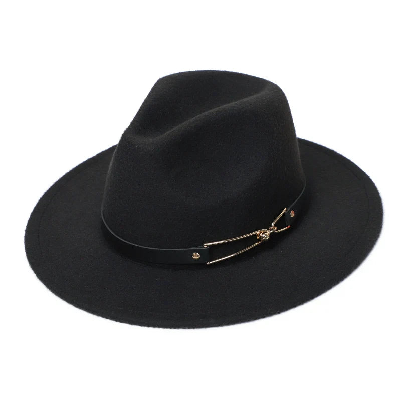 Vue de dessus d'un Fedora montrant la texture en laine
