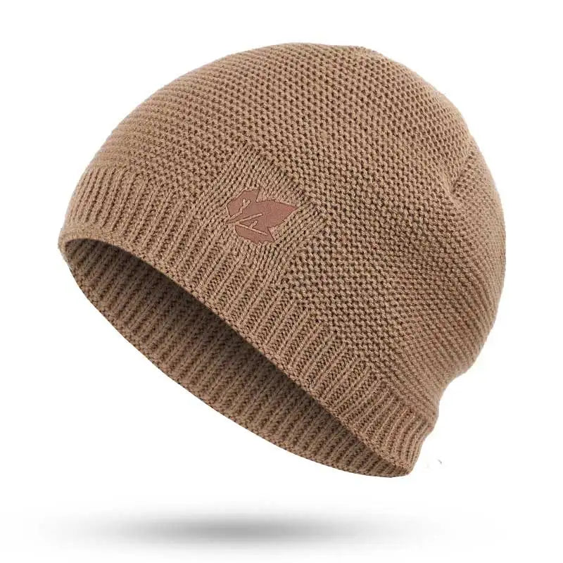 Détail du tricot doux et respirant du bonnet