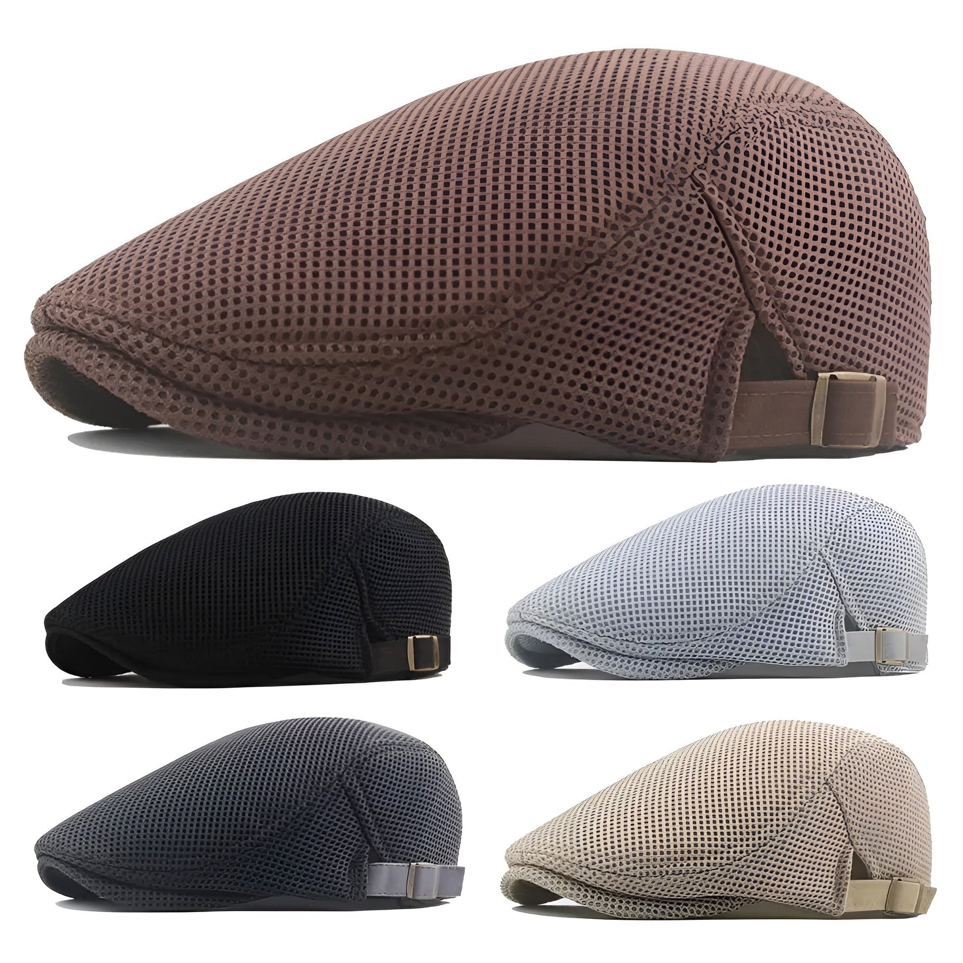 Homme stylé avec béret, tenue estivale décontractée