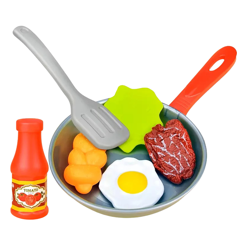 Ustensiles de cuisine argentés pour jeu de rôle enfant