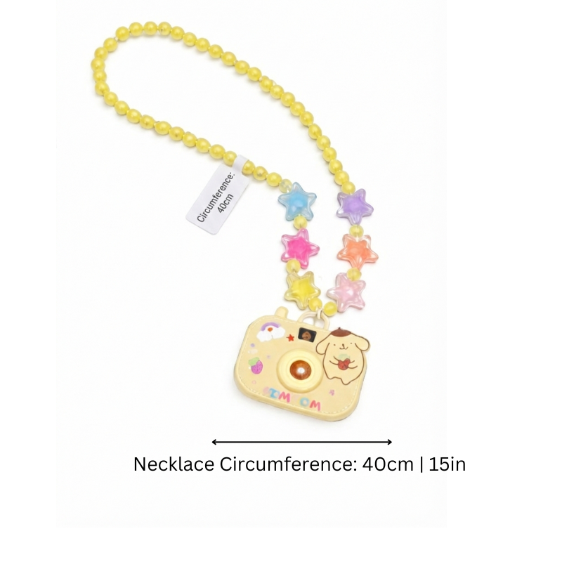 Jouet de projection en plastique avec collier perlé