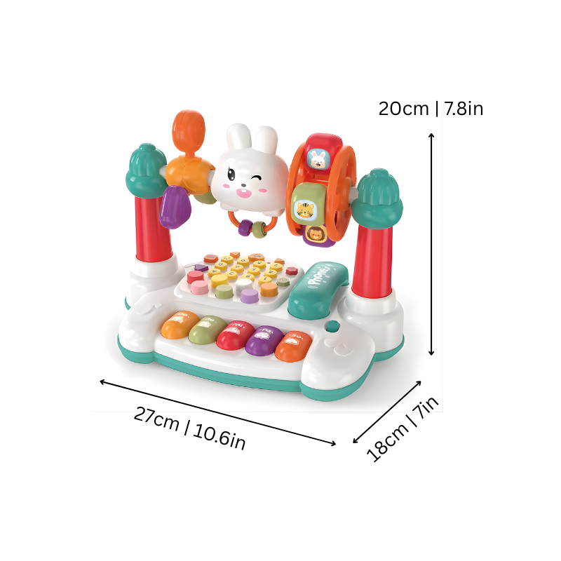 Dimensions du jouet musical interactif pour enfants