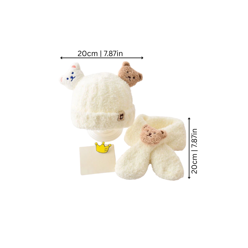 Tableau des tailles pour écharpe bonnet bébé coupe-vent