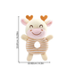 Jouet en peluche doux avec anneau pour bébé