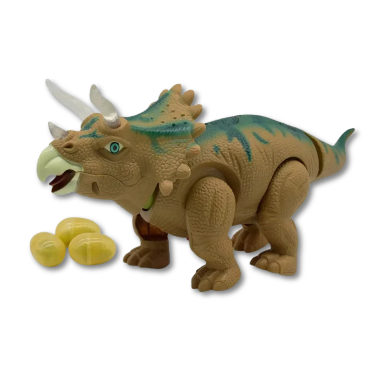 Dinosaure jouet marchant avec effets sonores et lumineux