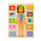 Puzzle en bois style 4, pièces montrant organes et systèmes