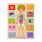 Style 6 du puzzle en bois illustrant le système digestif