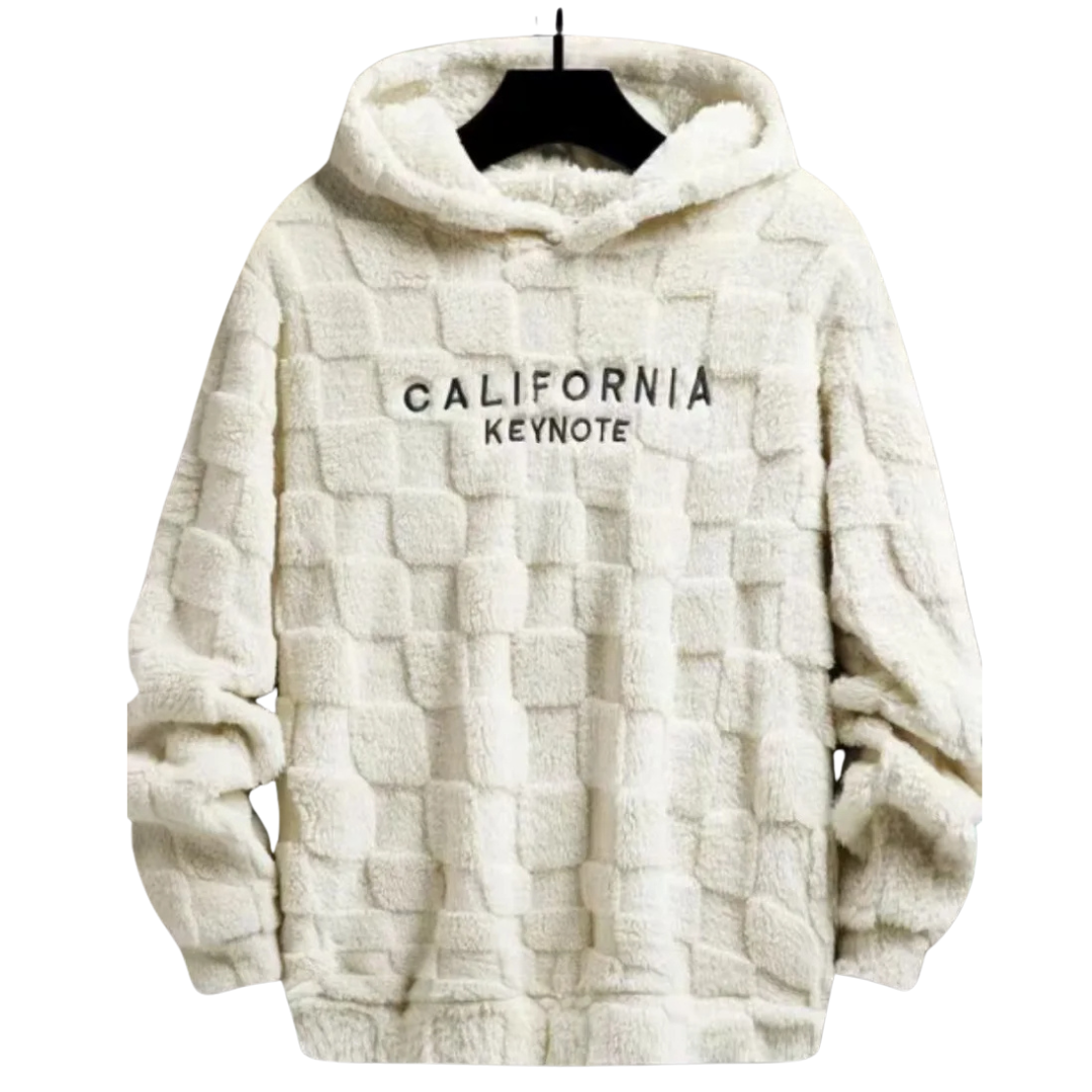 Sweat beige en Pilou Pilou avec capuche pour femme