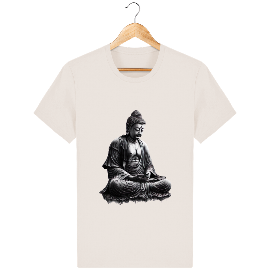 T-shirt homme col rond, imprimé Om spirituel