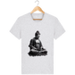 Détail de la texture douce du t-shirt en coton bio