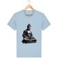 Vue de profil du t-shirt, mettant en valeur la coupe
