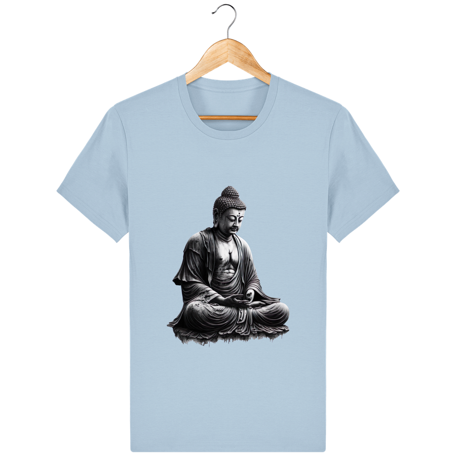 Vue de profil du t-shirt, mettant en valeur la coupe
