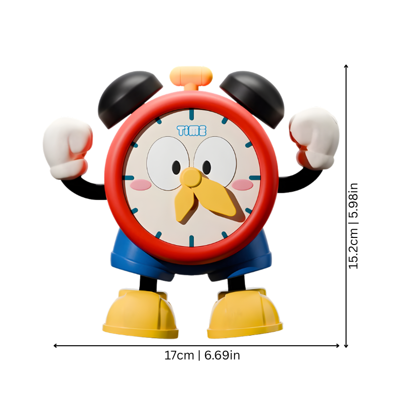 Horloge dansante colorée avec lumières pour enfants