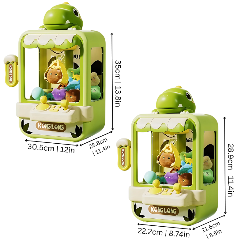 Machine à pince avec jouets colorés pour enfants