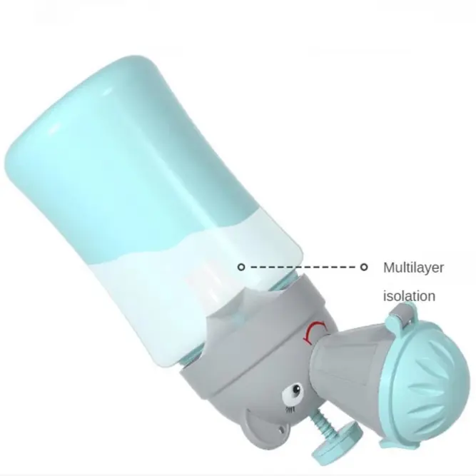 Urinoir réutilisable avec embouts ergonomiques pour enfants