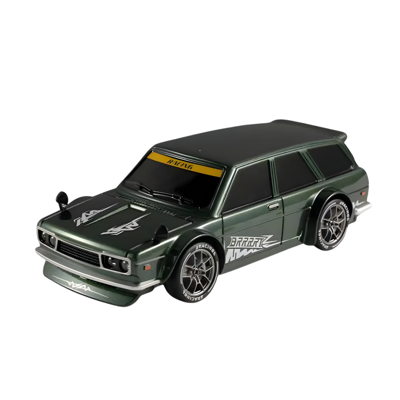 Voiture télécommandée 4WD en version verte dynamique