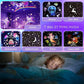Veilleuse avec sept films de projection et lecteur Bluetooth