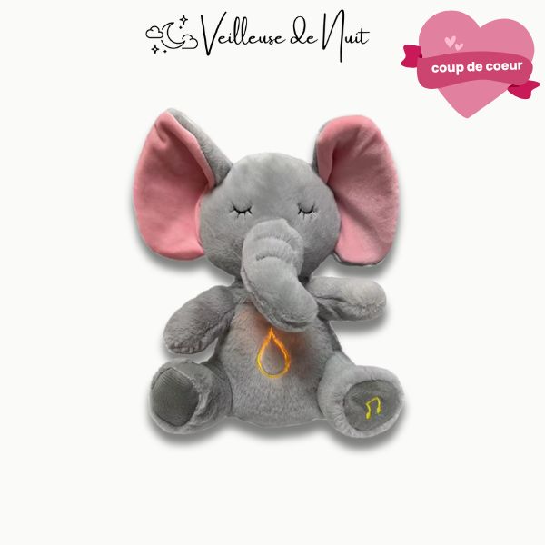 Veilleuse éléphant lumineuse pour nuits sereines