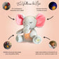 Éléphant musical rassurant pour bébé endormi