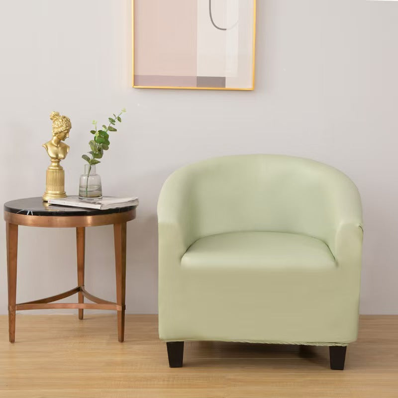 Vue rapprochée de la texture imperméable verte