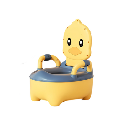 Siège de pot jaune pour enfant, design ergonomique