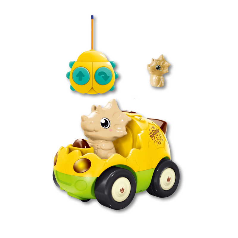 Voiture télécommandée jaune avec détails réalistes