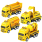 Camion de construction jaune conçu pour les enfants