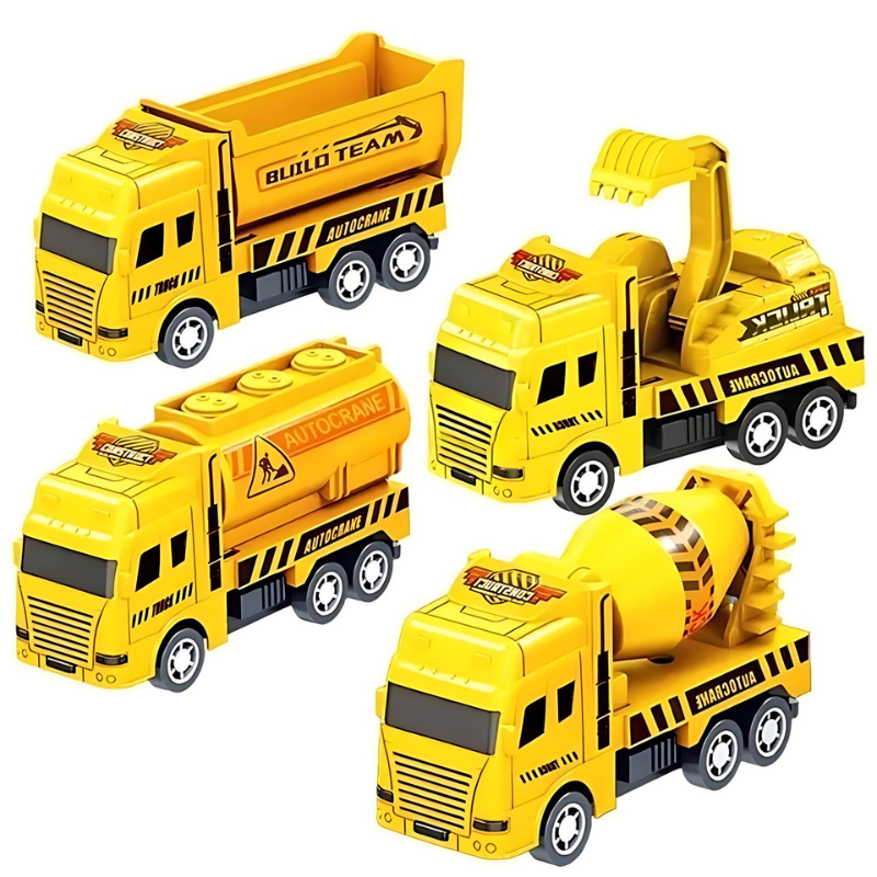 Camion de construction jaune conçu pour les enfants