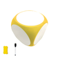 Dé en mousse jaune, effaçable pour une utilisation répétée