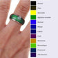 Anneau d'humeur avec dégradé de couleurs vives