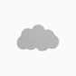 Veilleuse murale nuage LED blanche sur fond neutre